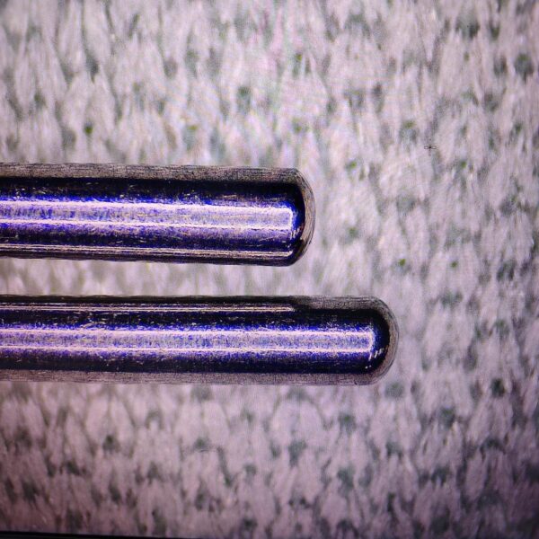 Precision-engineered round tip shape memory Nitinol rod in stock