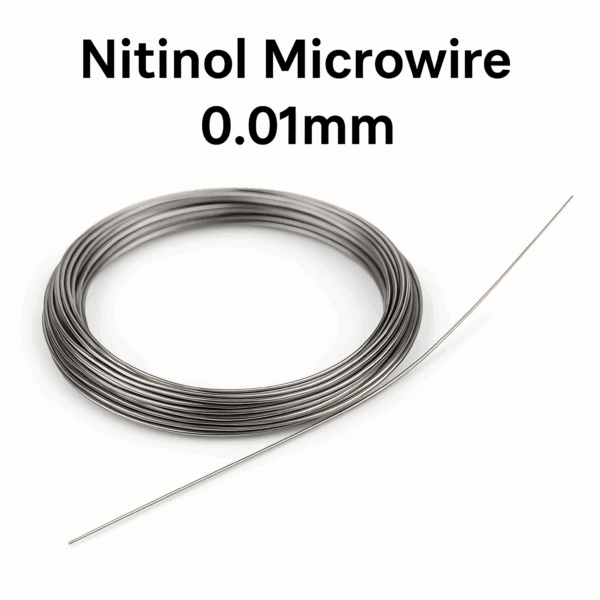 Ultra-Fine 0.01mm Nitinol Microwire for Micro-Medical and MEMS Applications